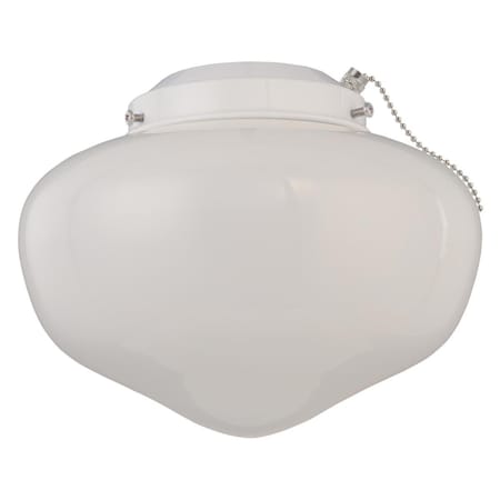 Westinghouse Ceiling Fan -Light Kit LED Schoolhouse White Fnsh White Opal Glass Damp 7785300